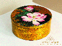 Golden Lotus Lacquer Keepsake Box