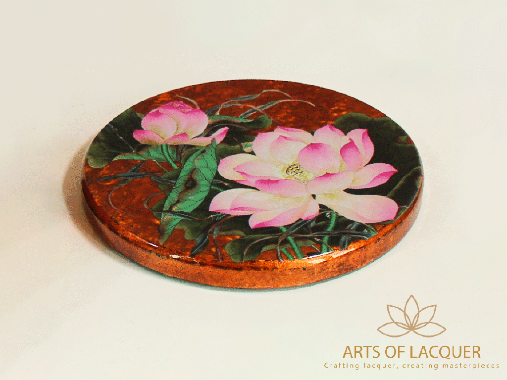 Enchanted Lotus Lacquer Keepsake Box