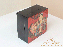 Chic Blossom Lacquered Wooden Jewelry Box