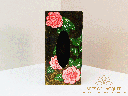  Luxury Pink Camellia Lacquer Tissue Box