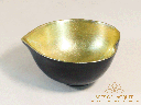 Radiant Gold Heart Lacquer Bowl