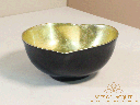 Radiant Gold Heart Lacquer Bowl