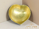 Radiant Gold Heart Lacquer Bowl