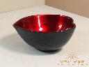 Radiant Red Heart Lacquer Bowl