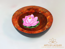 Eternal Spring Floating Flower Bowl - Versatile Lacquer Water Centerpiece