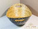 Eclipse Bamboo Lacquer Bowl - Unique Home Decor