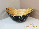 Eclipse Bamboo Lacquer Bowl - Unique Home Decor