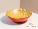 Golden Embrace Lacquer Bowl 