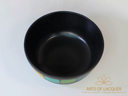 Modernist Color Block Lacquer Bowl 