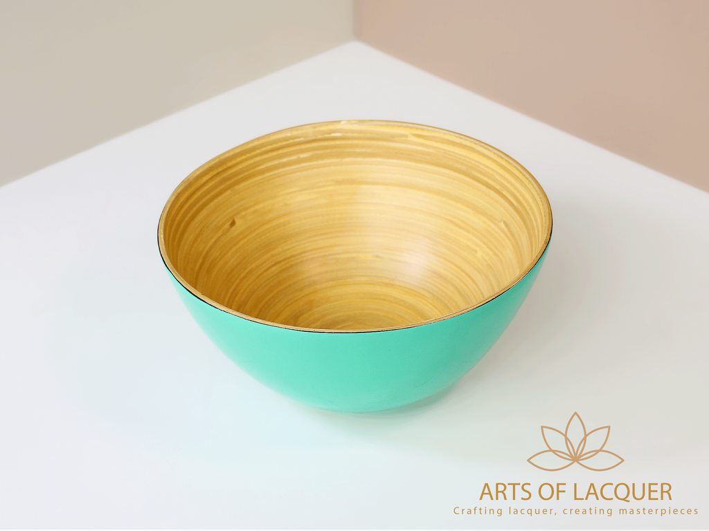 Aqua Serenity Lacquer Bowl 