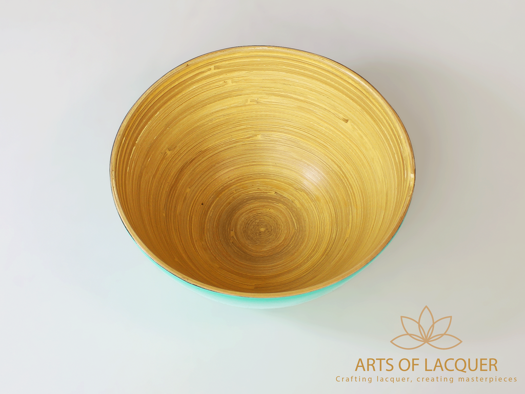 Aqua Serenity Lacquer Bowl 