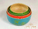 Multi-colour Ginkgo Leaf Bowls Set