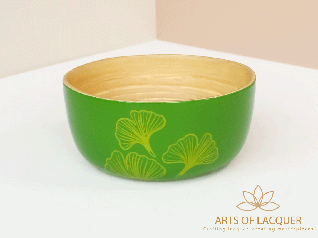 Multi-colour Ginkgo Leaf Bowls Set