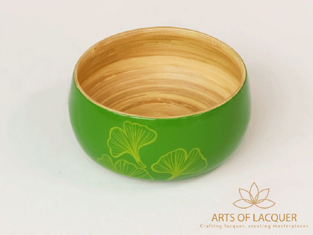 Multi-colour Ginkgo Leaf Bowls Set