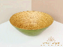 Green Eco-Chic Bamboo Lacquer Bowl Set