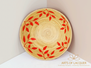 Green Leaf Elegant Bamboo Lacquer Bowl by Arts of Lacquer