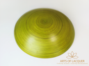 Green Leaf Elegant Bamboo Lacquer Bowl by Arts of Lacquer