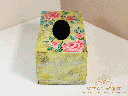 Rose Blossom Lacquer Tissue Box