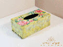 Rose Blossom Lacquer Tissue Box