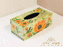 Sunflower Lacquer Tissue Box