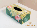 Lotus Flower Lacquer Tissue Box