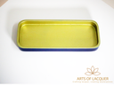 Modern Chic Golden Lacquer Serving Tray by Arts of Lacquer