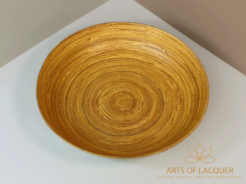 Eco-Chic Bamboo Lacquer Bowl by Arts of Lacquer