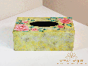 Rose Blossom Lacquer Tissue Box