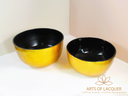 Luxury Golden Lacquer Bowl Set